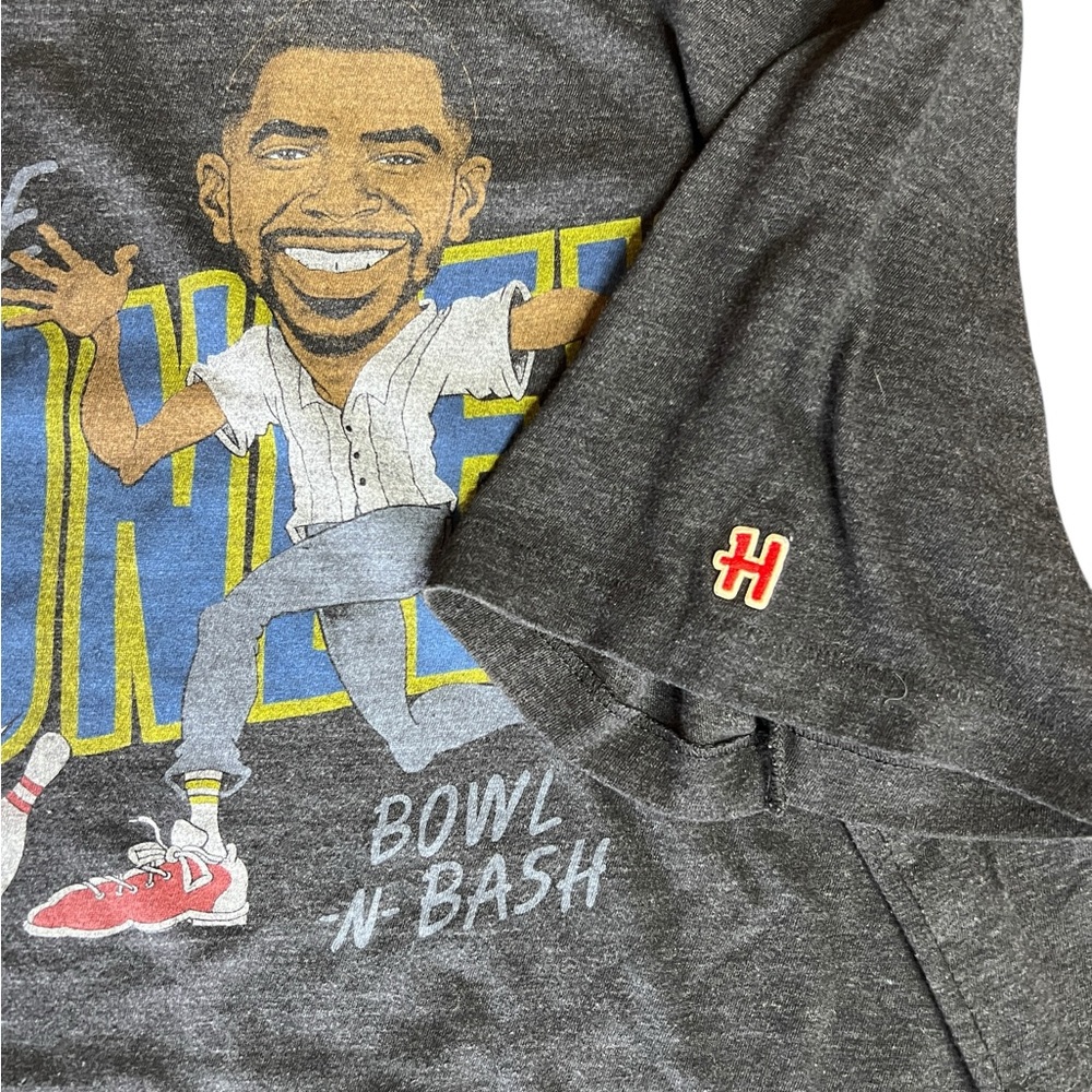 Homage Mike Conley Bowl N Bash T Shirt XL Gray Memphis Grizzlies NBA Graphic Tee - Picture 4 of 5